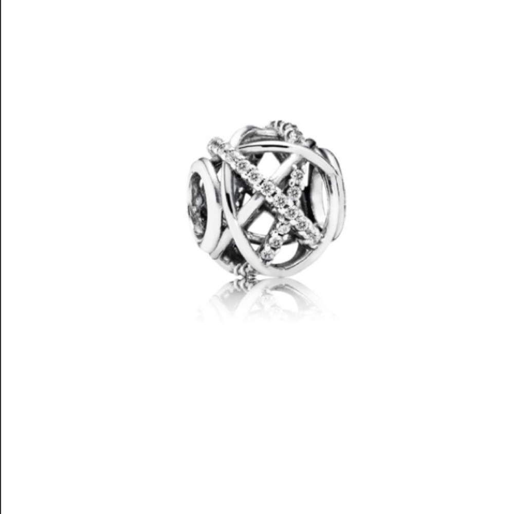 Pandora Charm - Galaxy, Clear CZ